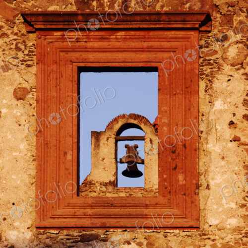 Bell Tower through Window