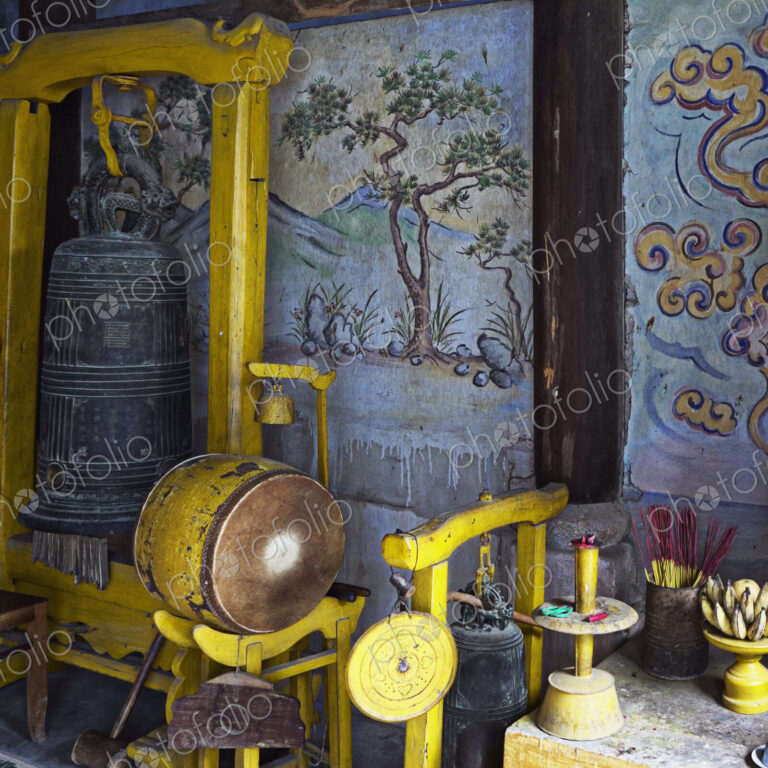Bells And Drum in a Shrine