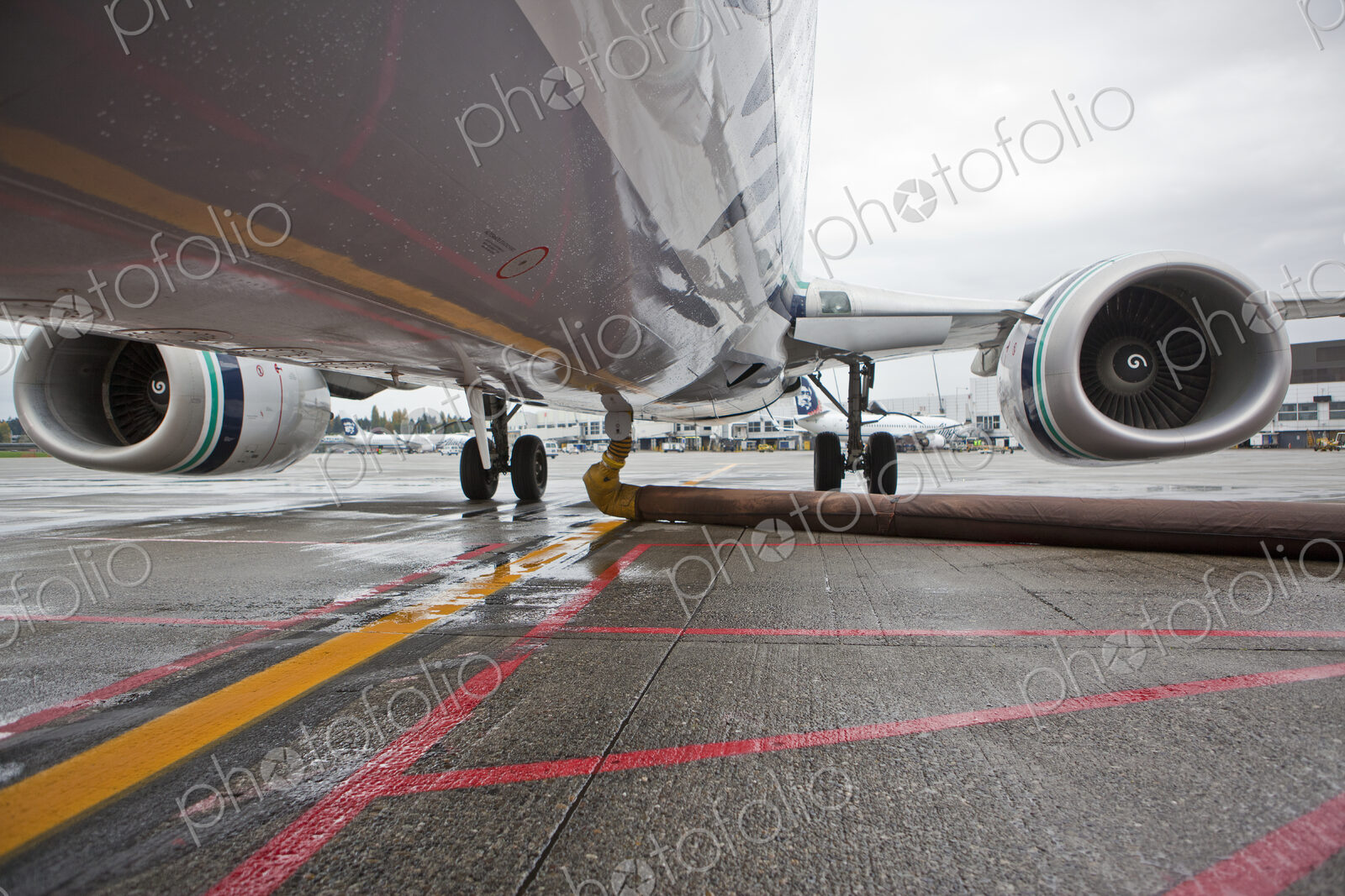 Belly of a Jet Aircraft