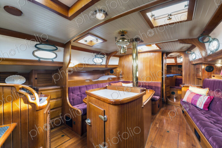 Below deck on houseboat