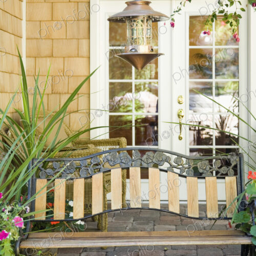 Bench on Patio Bench on Patio