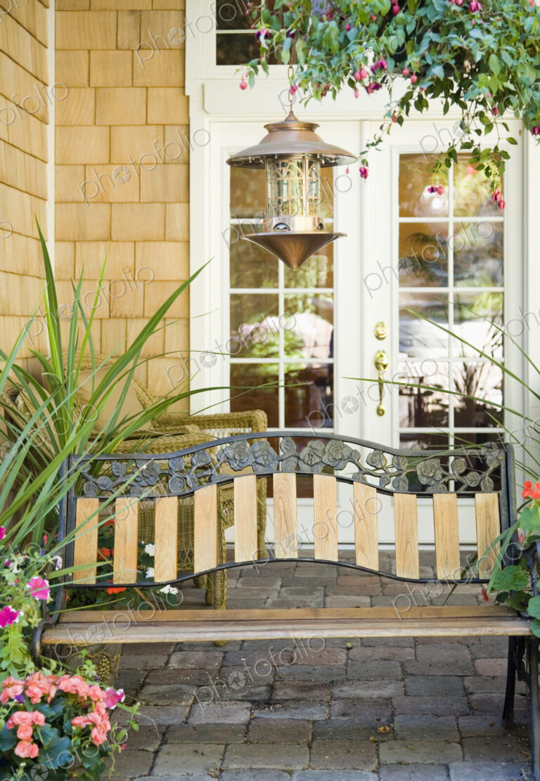 Bench on Patio