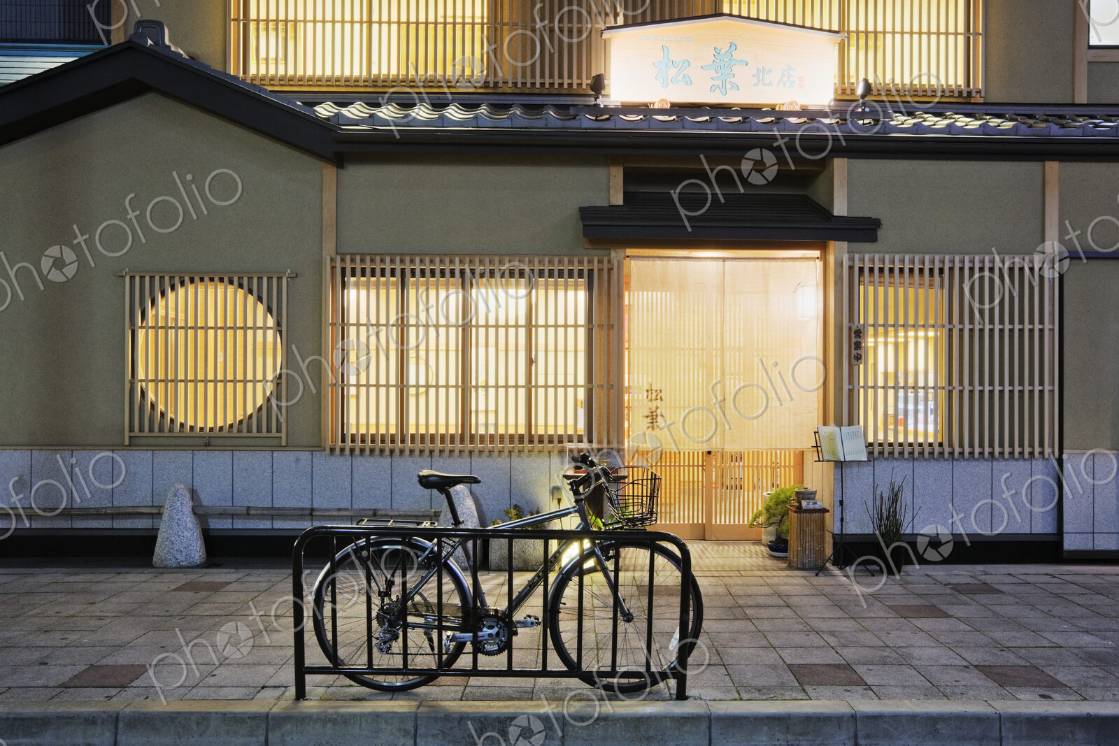 Bicycle Outside an Asian Restaurant