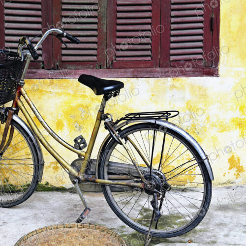 Bicycle Outside an Old Home