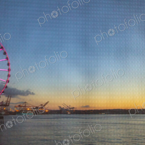 Big Wheel on the Seattle waterfront, Seattle, WA USA Big Wheel on the Seattle waterfront, Seattle, WA USA