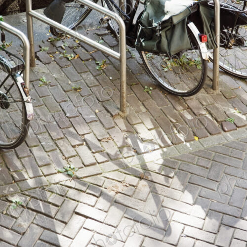 Bikes Parked at Racks