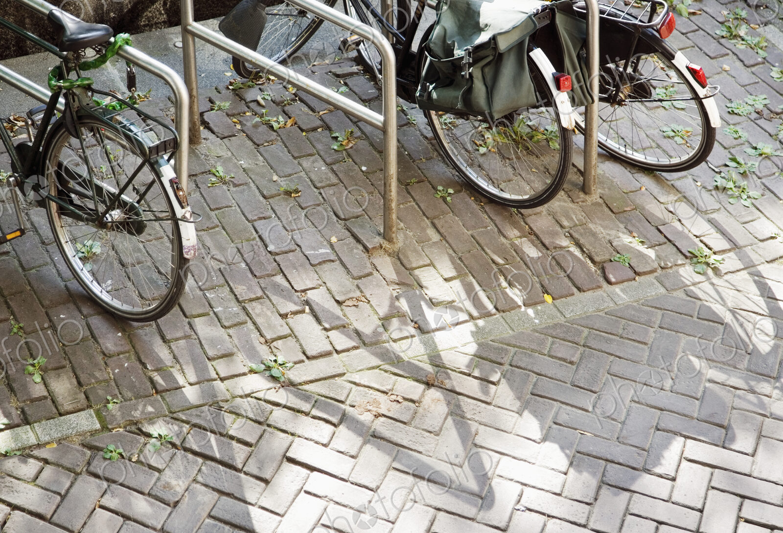 Bikes Parked at Racks