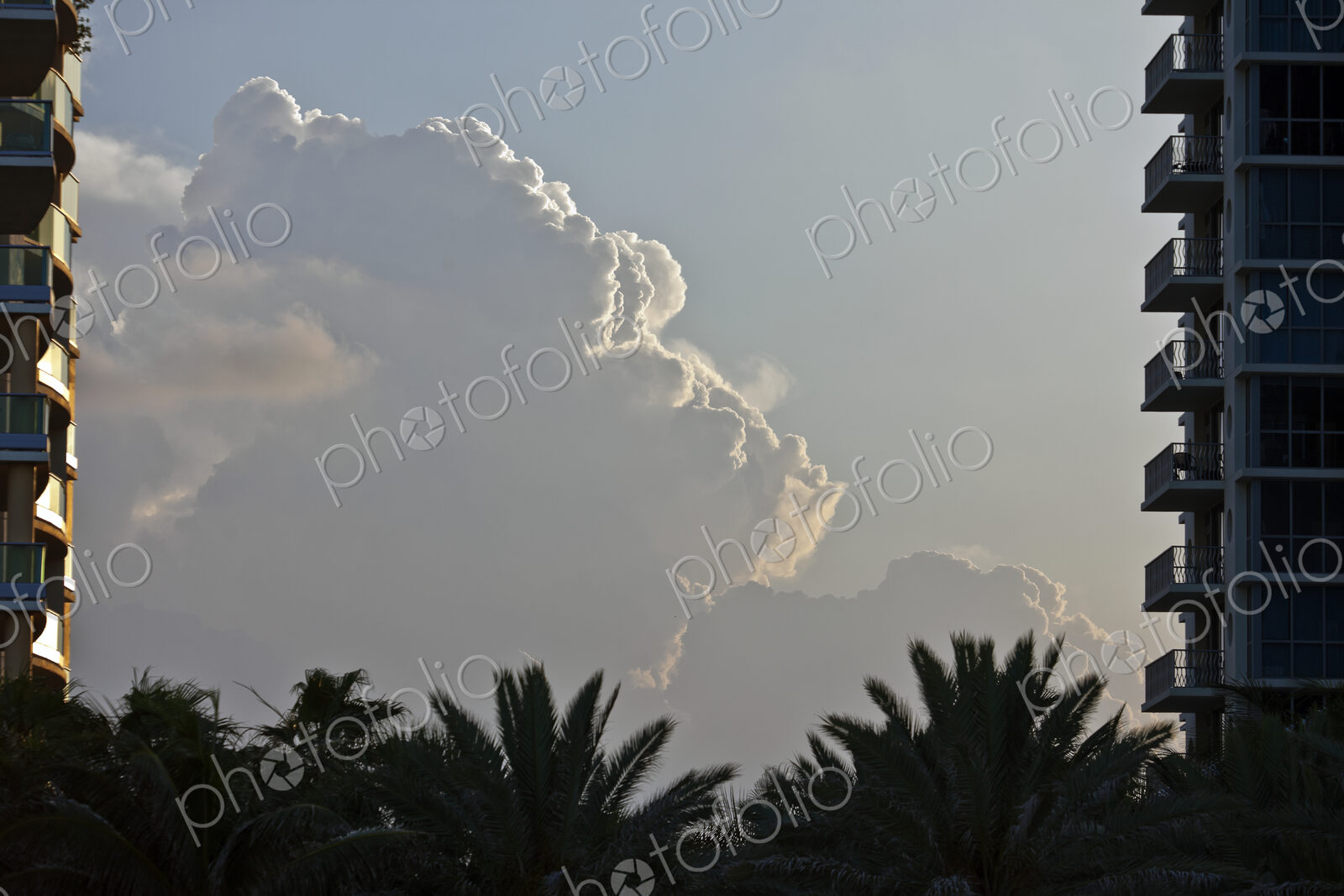 Billowing Clouds Between