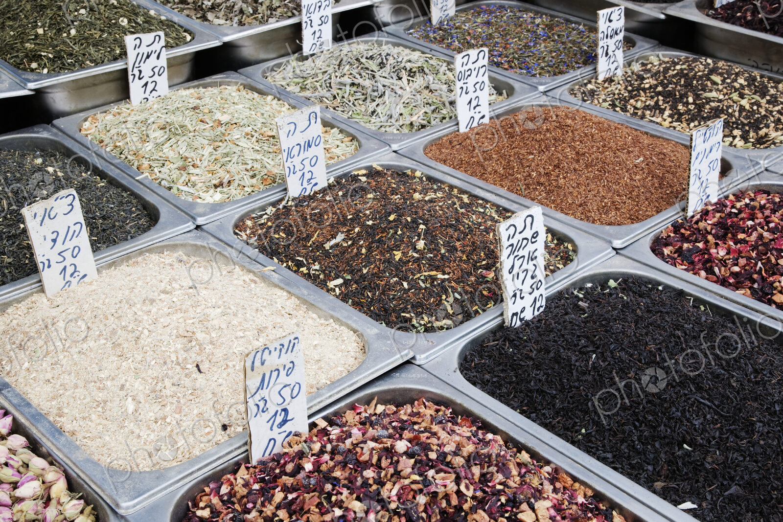 Bins of Fragrant Spices