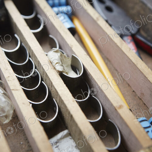 Bird ringing tools.