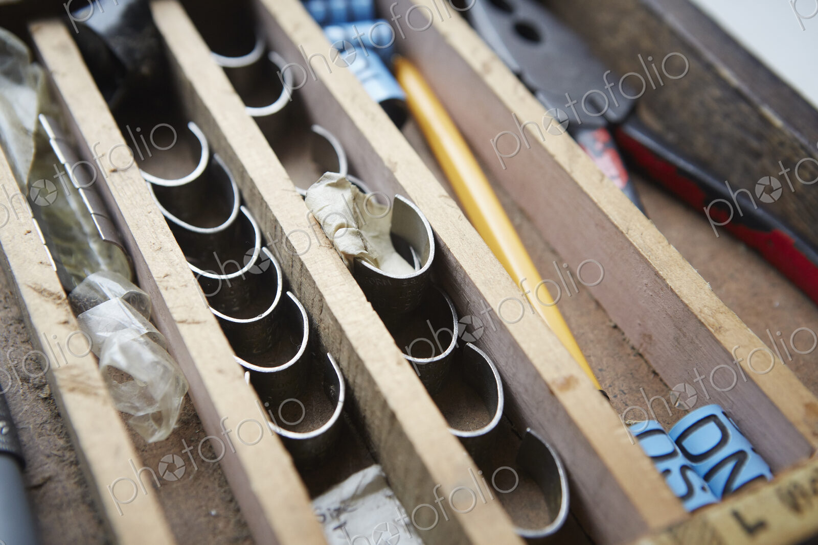 Bird ringing tools.