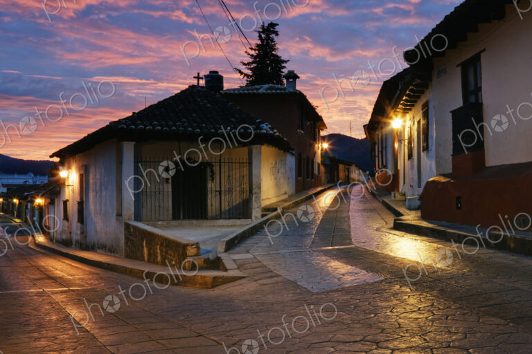 Bisecting Street at Dawn