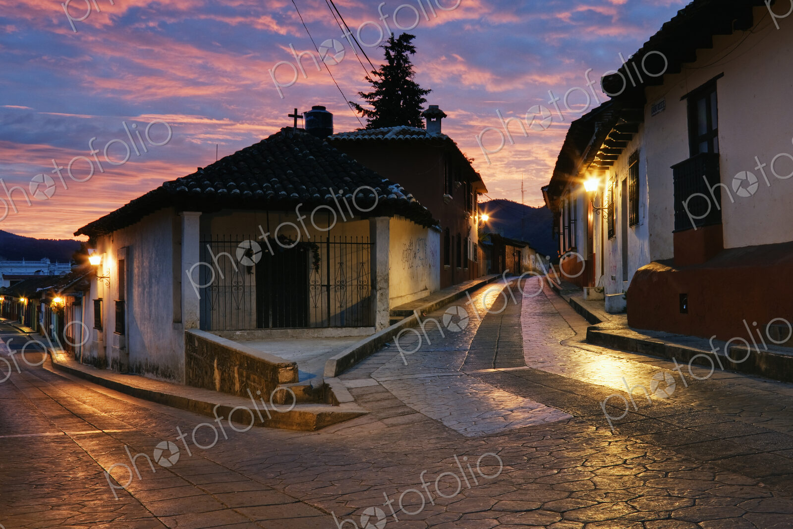 Bisecting Street at Dawn