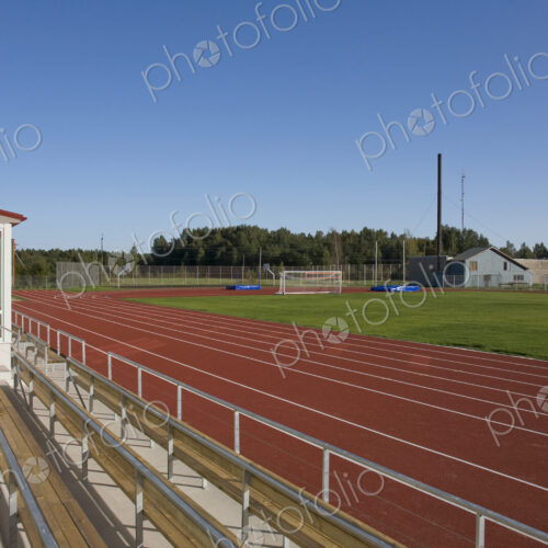 Bleachers at a Running Track