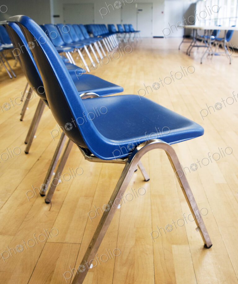 Blue Chair Seating in an Auditorium