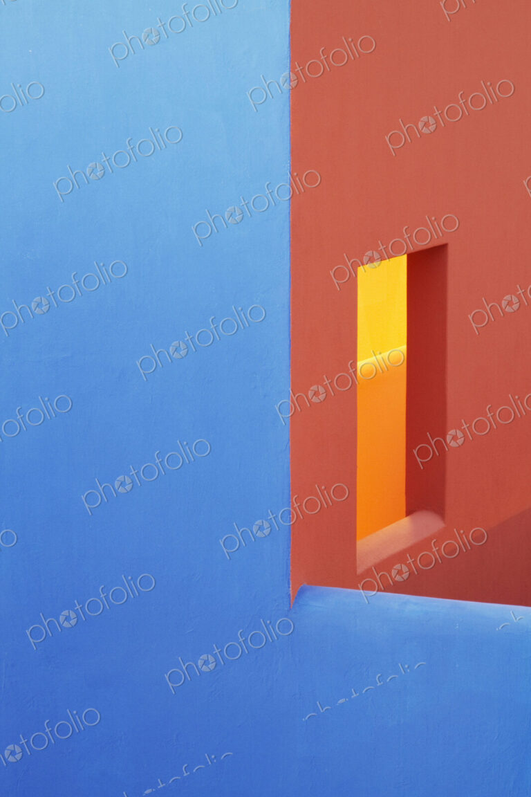 Blue and Orange Walls
