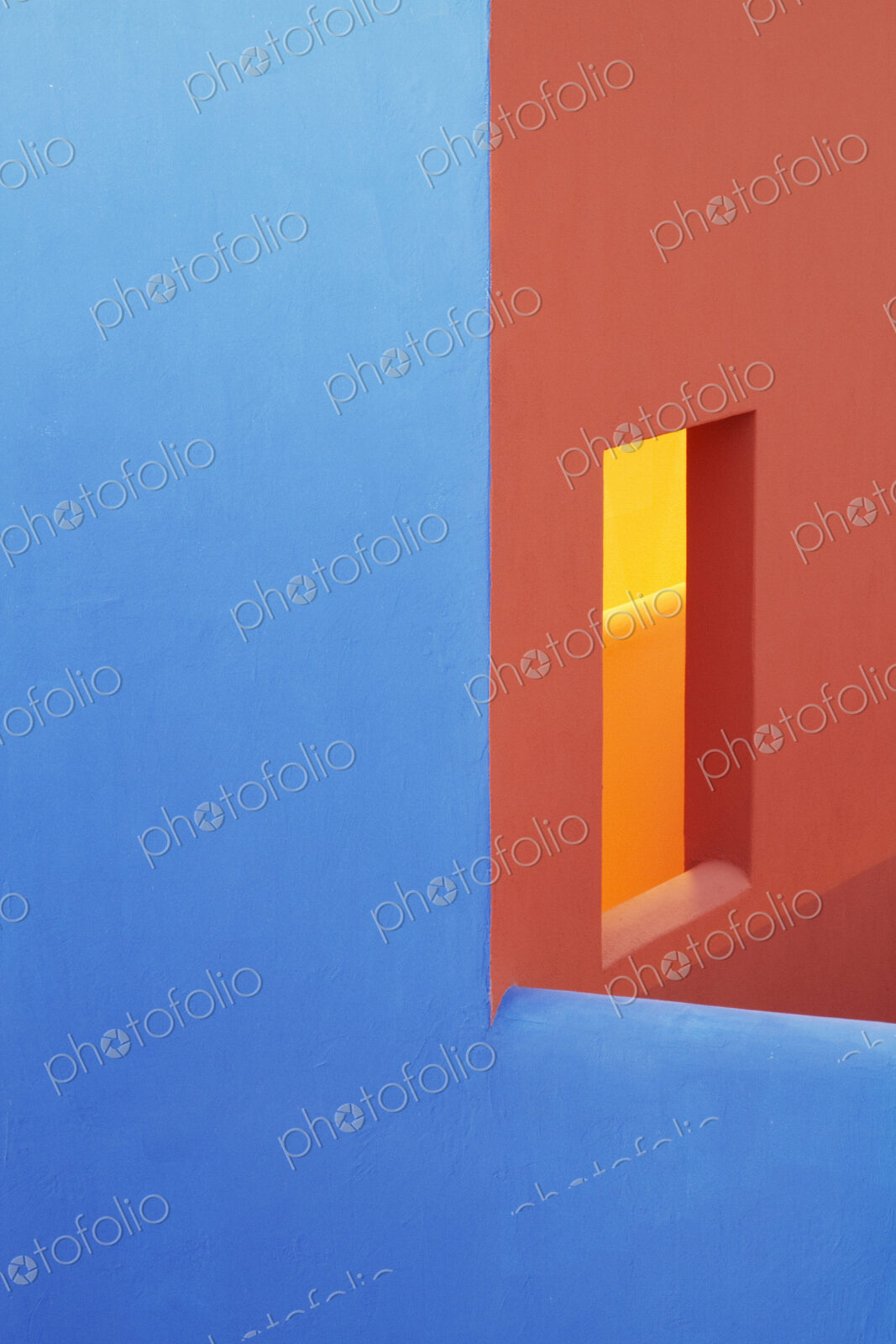 Blue and Orange Walls