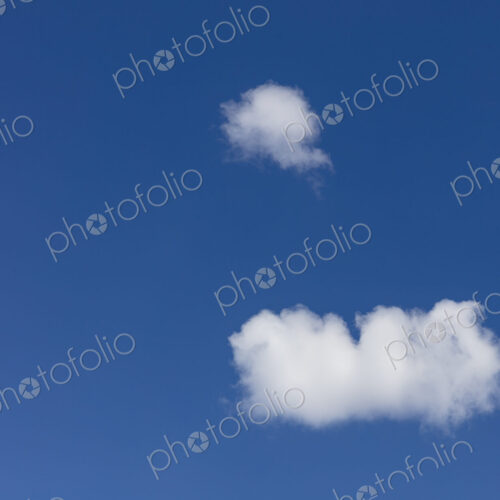 Blue sky and cumulus clouds