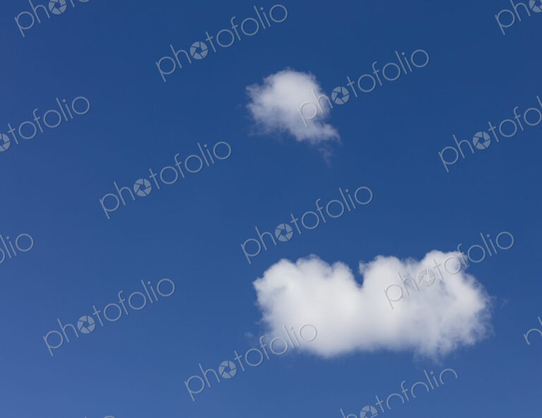 Blue sky and cumulus clouds