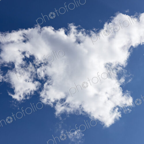 Blue sky and cumulus clouds