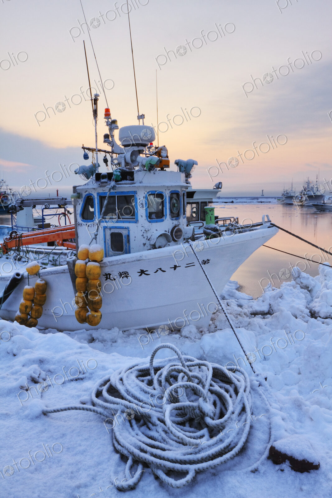 Boat in the Snow