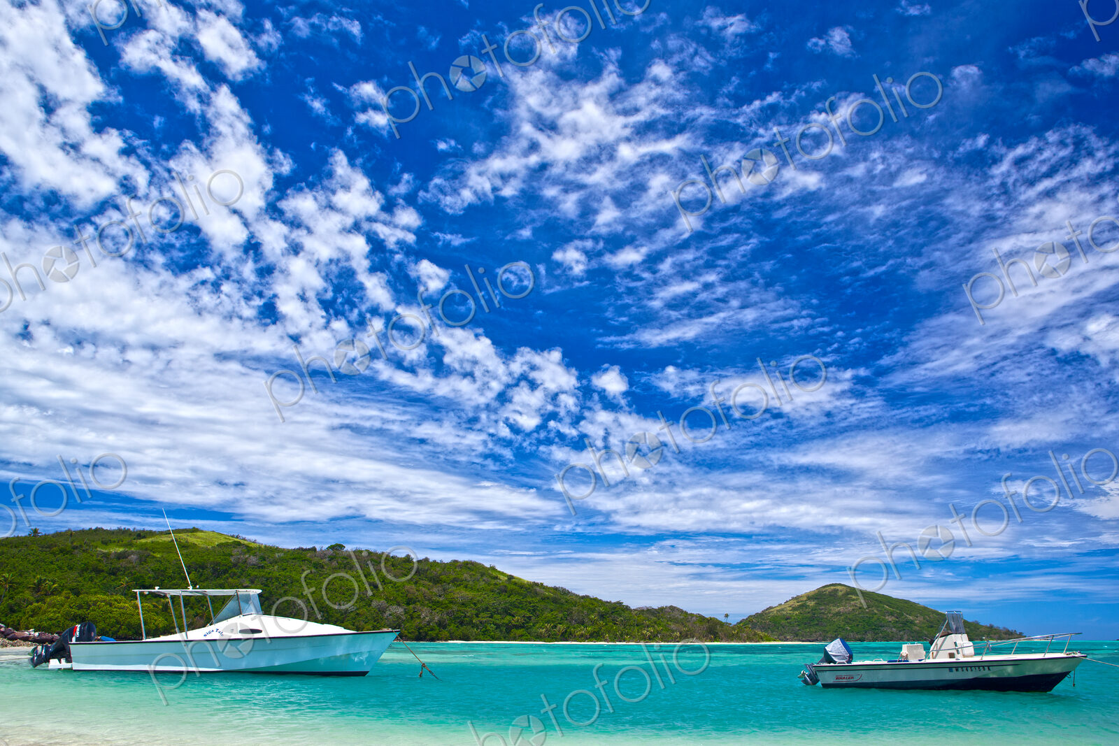 Boats at a Tropical Beach