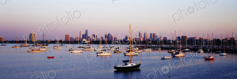 Boats in the Marina at Brighton Beach