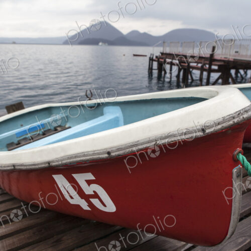 Boats on wooden dock Boats on wooden dock