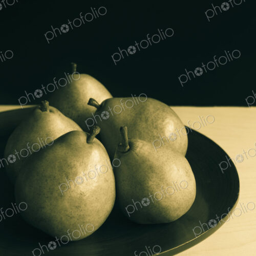 Bowl of green Anjou pears Bowl of green Anjou pears