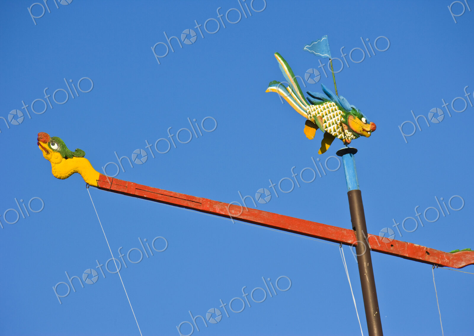 Buddhist Decorative Element at Jinshang Golden Mountain Temple, China