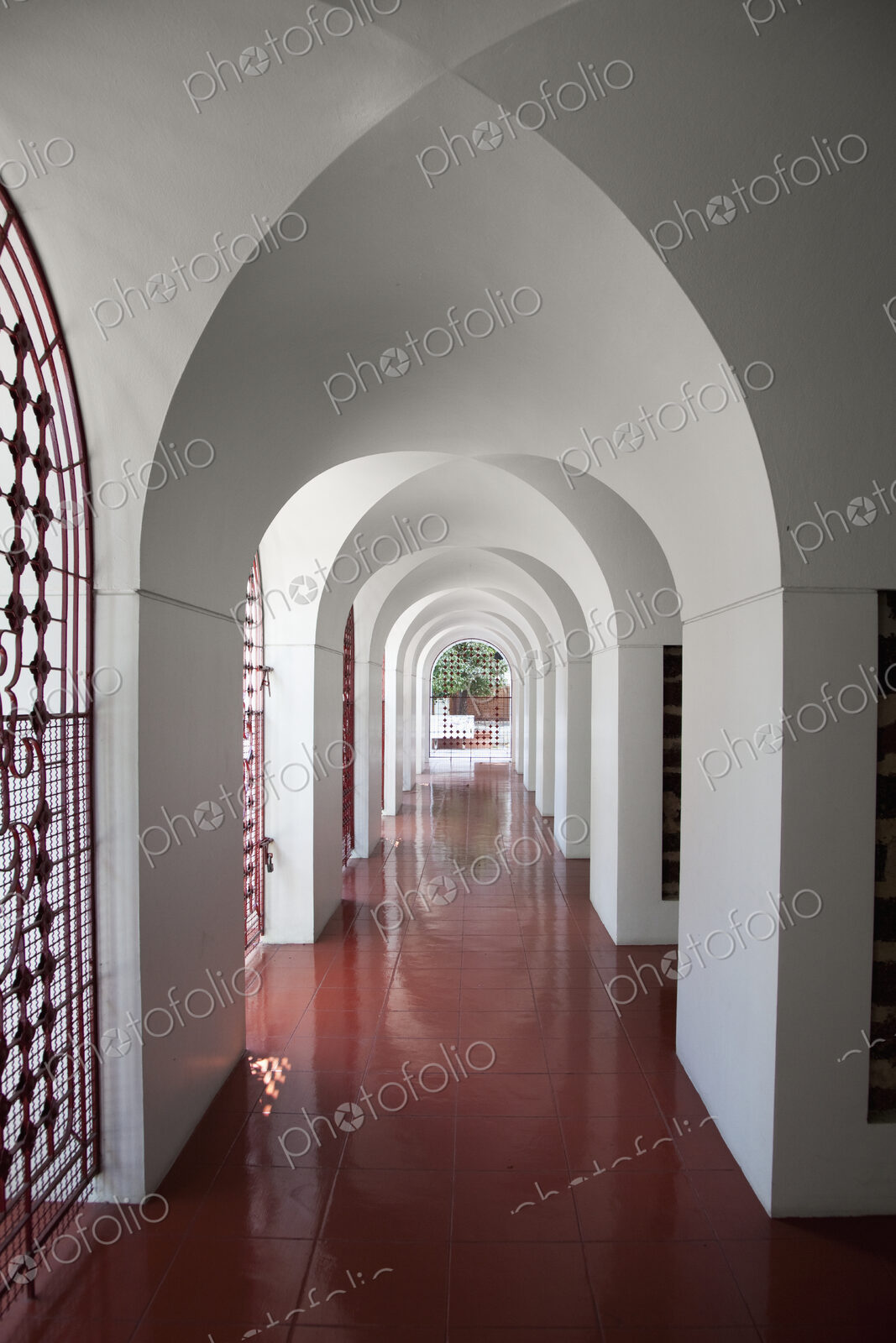 Buddhist Temple Corridor