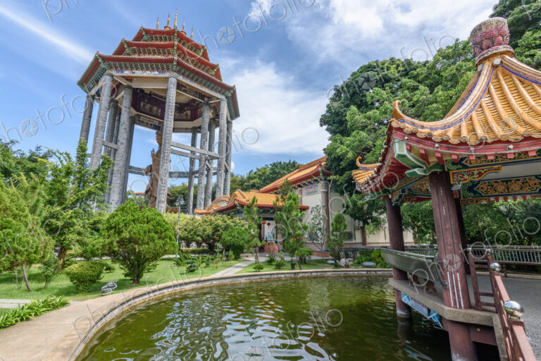 Buddhist temple in Georgetown, Penang, Malaysia.