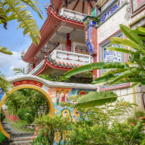 Buddhist temple in Georgetown, Penang, Malaysia. Buddhist temple in Georgetown, Penang, Malaysia.