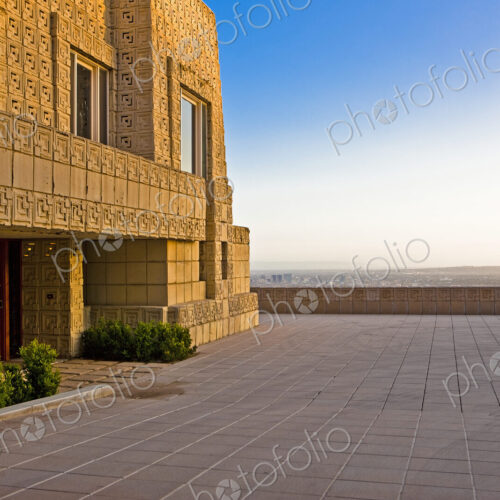 Building With a Carved Brickwork Design
