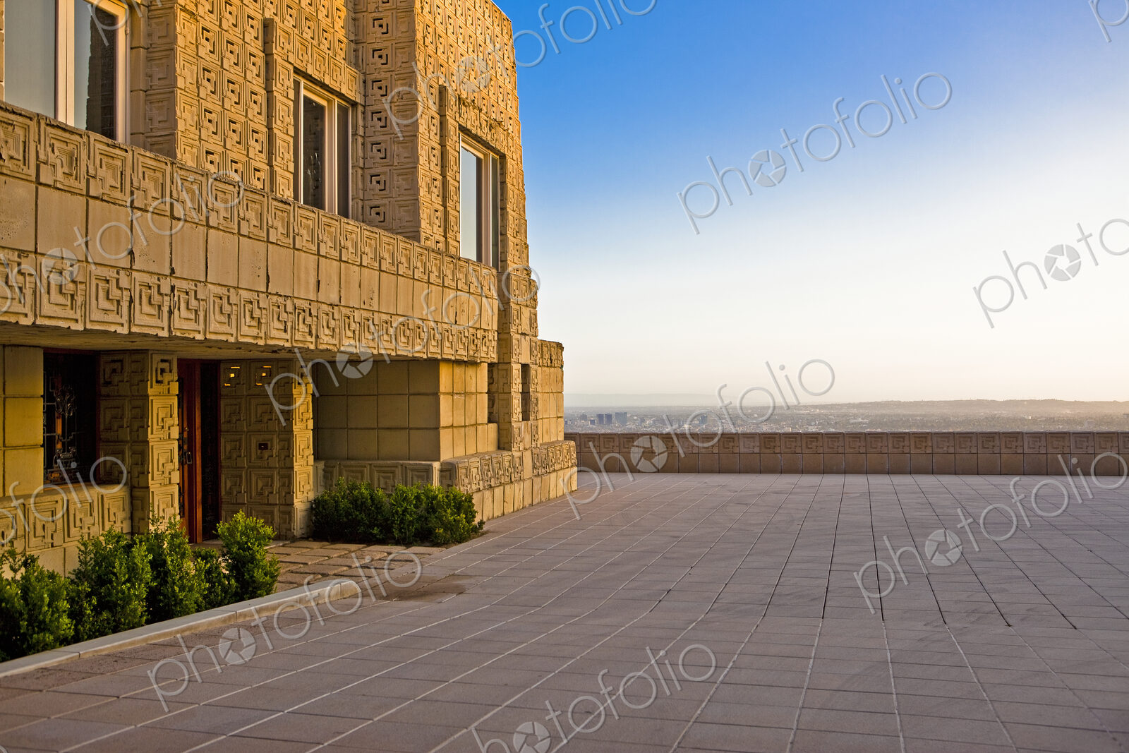 Building With a Carved Brickwork Design