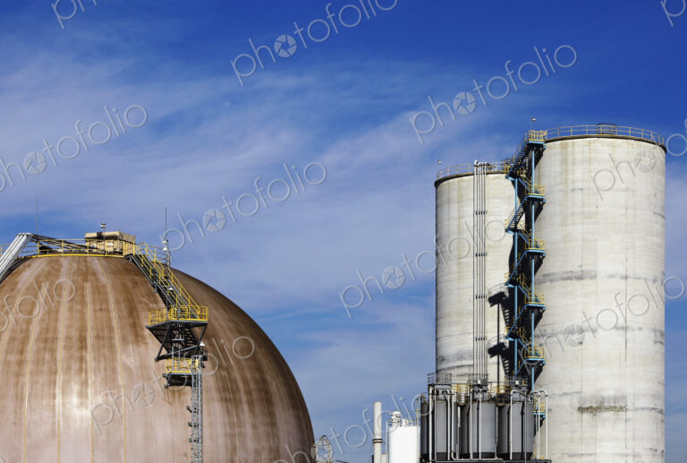 Buildings At A Power Station