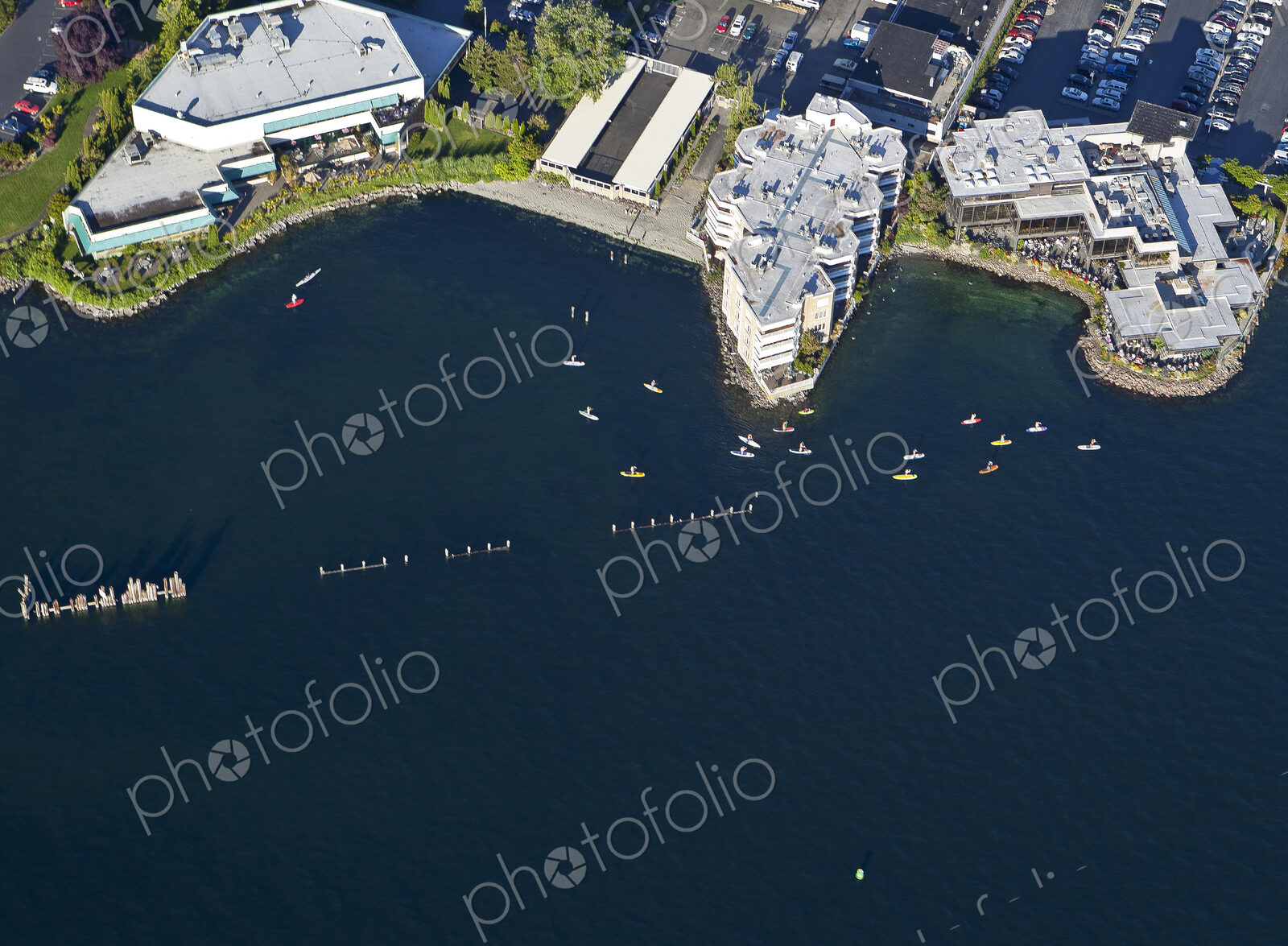 Buildings On Lakeside