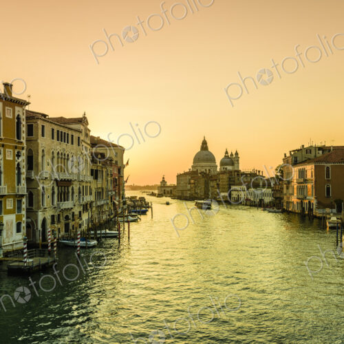 Buildings along canal in Venice, Italy