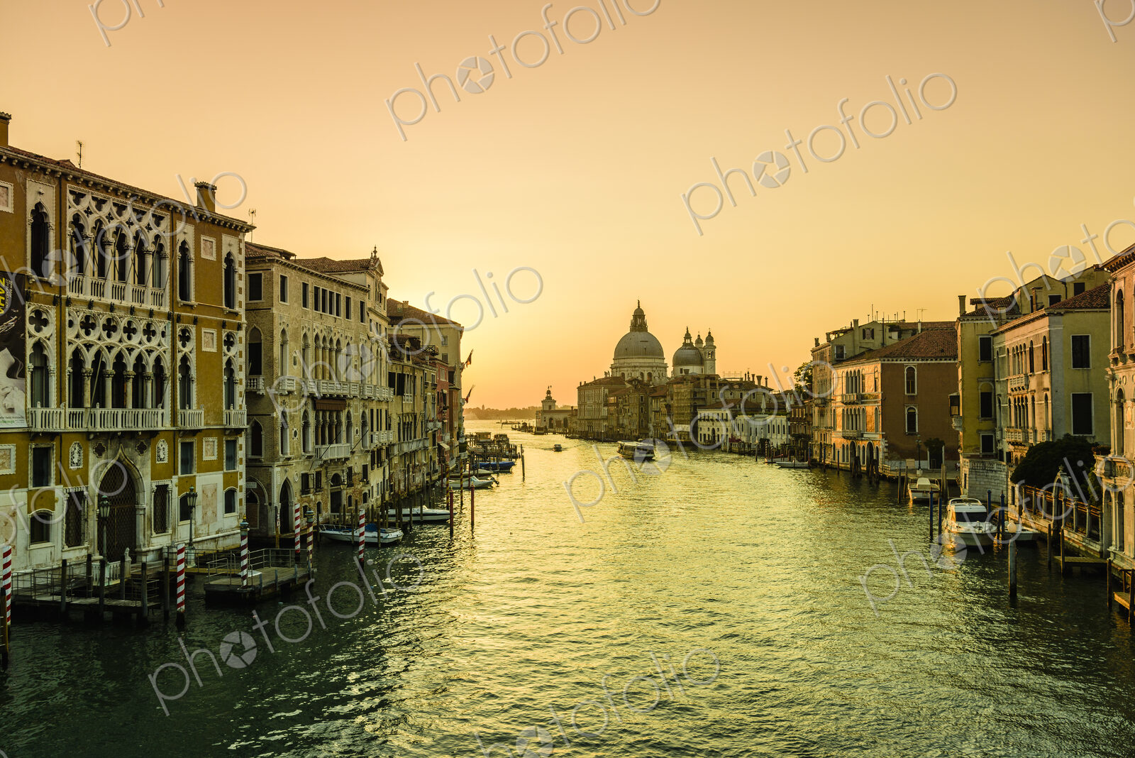 Buildings along canal in Venice, Italy