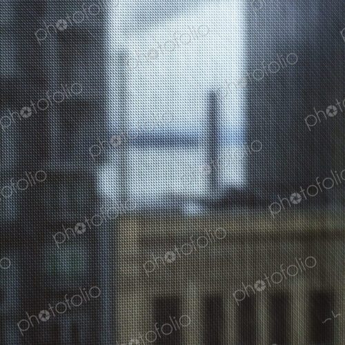 Buildings seen through a window screen, Seattle, WA USA Buildings seen through a window screen, Seattle, WA USA