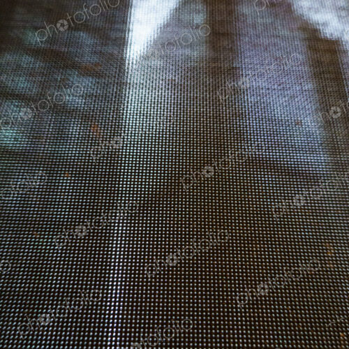 Buildings seen through a window screen, Seattle, WA USA Buildings seen through a window screen, Seattle, WA USA