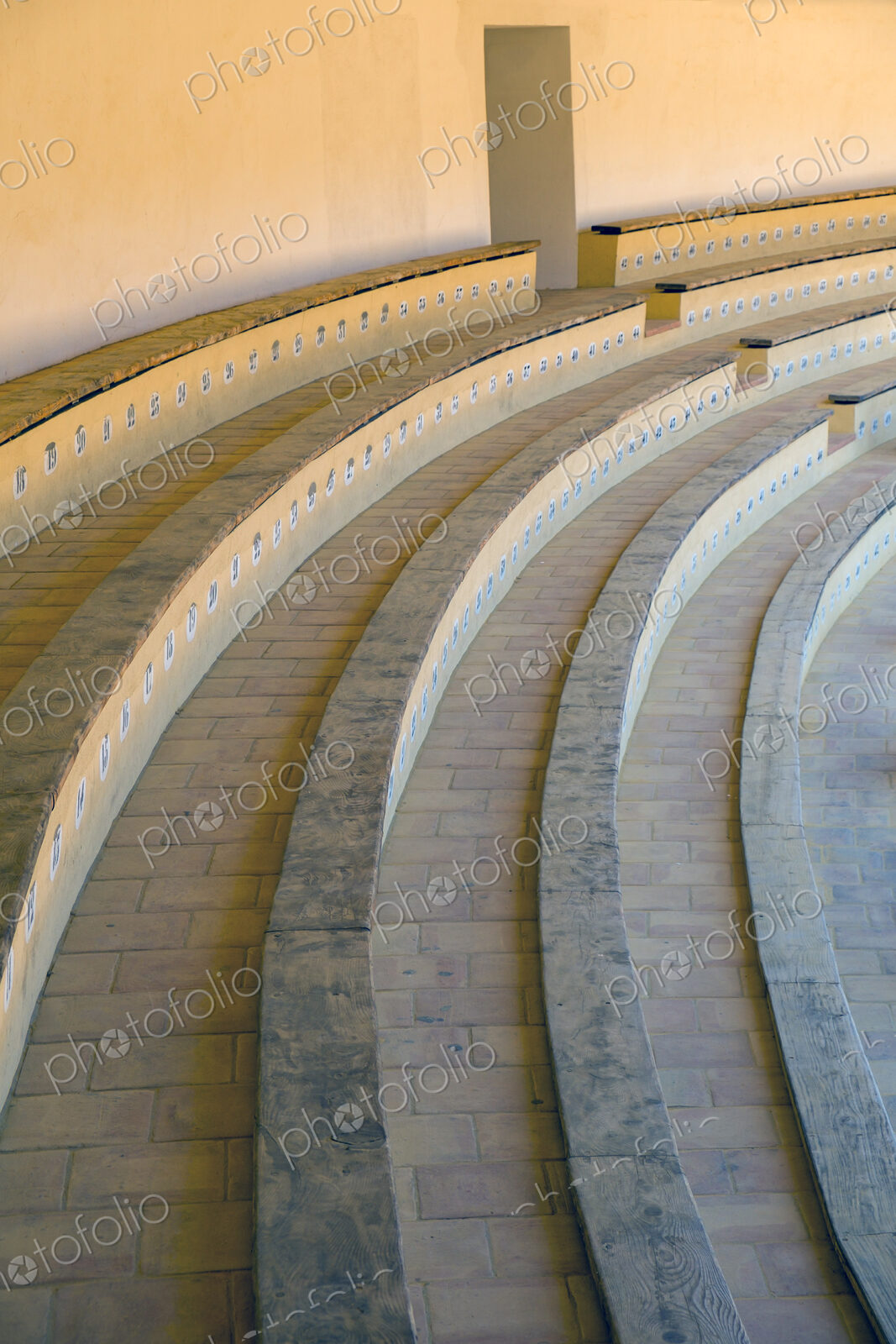 Bullring stands in stadium