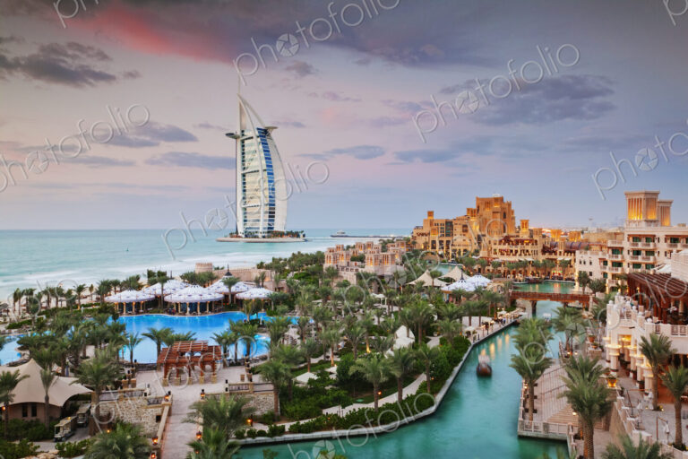 Burj al Arab Hotel and Madinat Jumeirah Resort