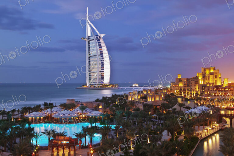 Burj al Arab Hotel and Madinat Jumeirah Resort