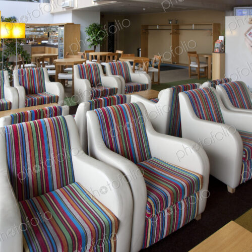 Business Lounge at an Airport Business Lounge at an Airport