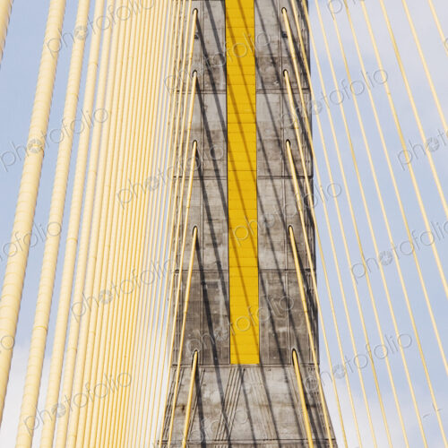 Cables and Tower of Cable Stay Bridge Cables and Tower of Cable Stay Bridge