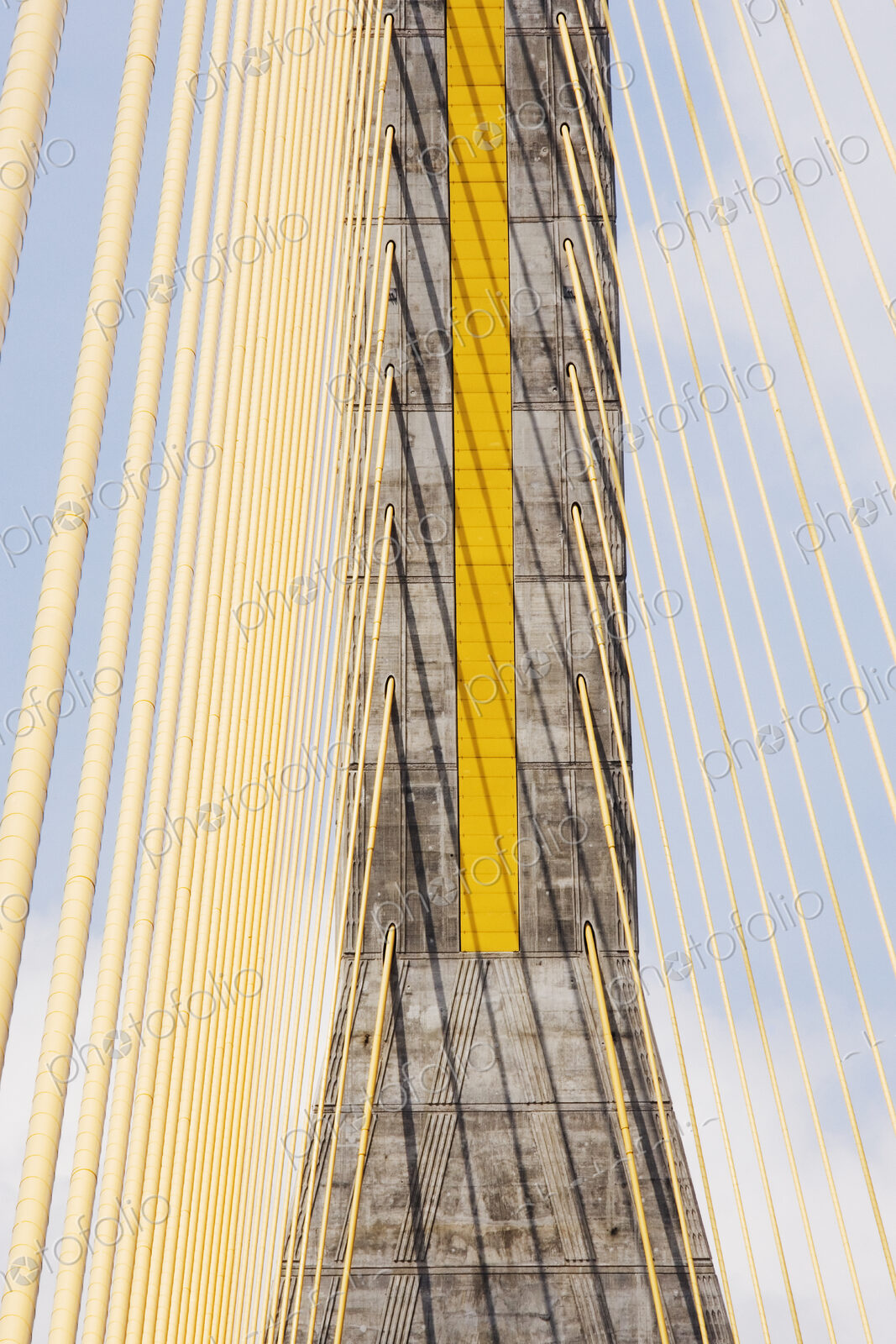 Cables and Tower of Cable Stay Bridge