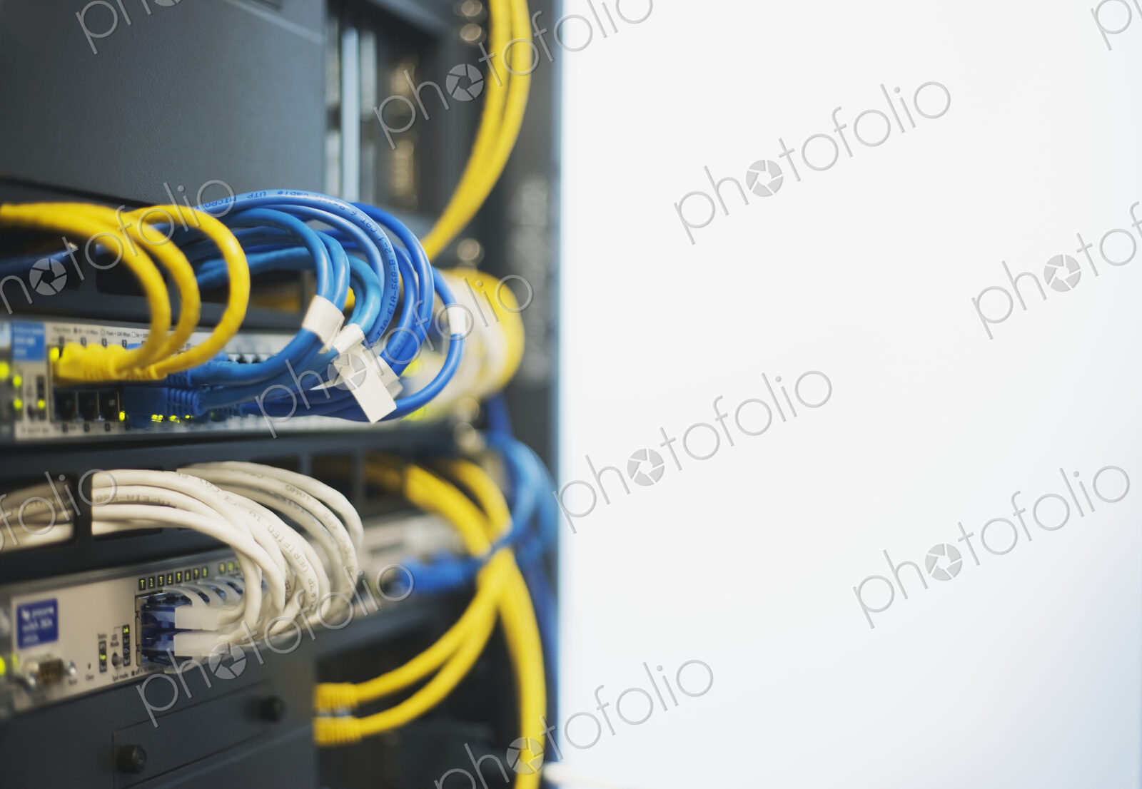 Cabling In The Back of a Computer