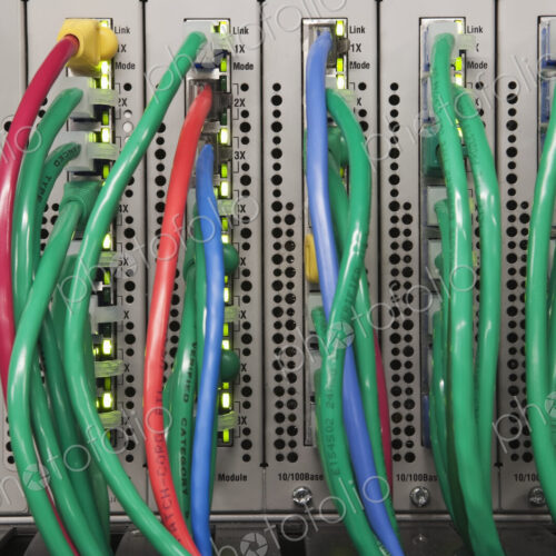Cabling In The Back of a Computer