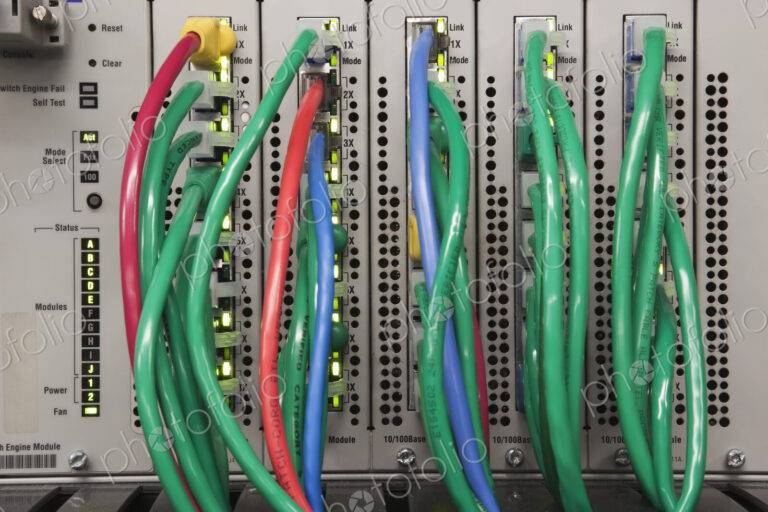 Cabling In The Back of a Computer